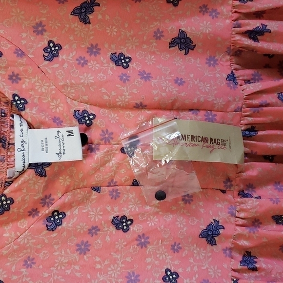 NWT American Rag Cie Dress, Color Orange Navy , Size M - Picture 11 of 17